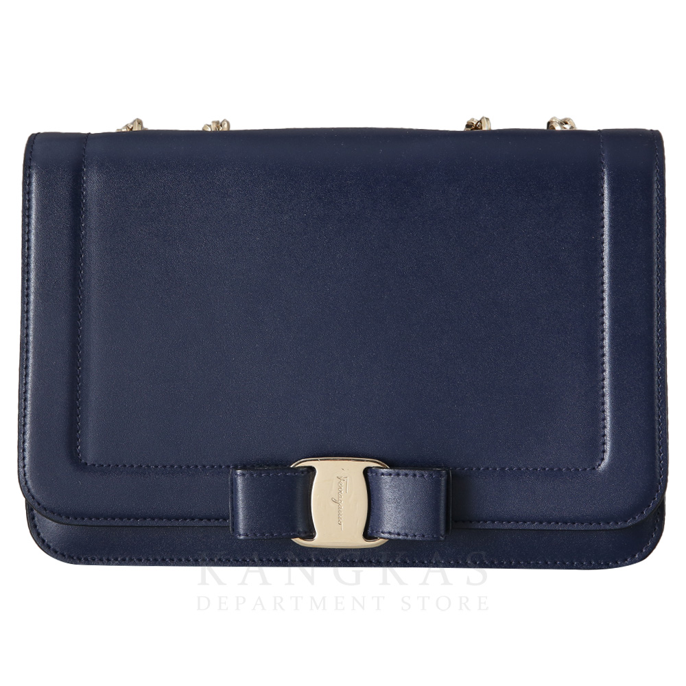 FERRAGAMO(USED)페레가모 바라리본 플랩 체인백